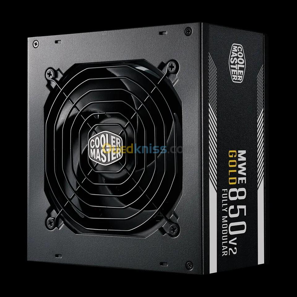 ALIMENTATION COOLER MASTER MWE 850W V2 -  MODULAIRE 80 PLUS GOLD - DC TO DC - ATX 3.0 - PCI-E 5.0