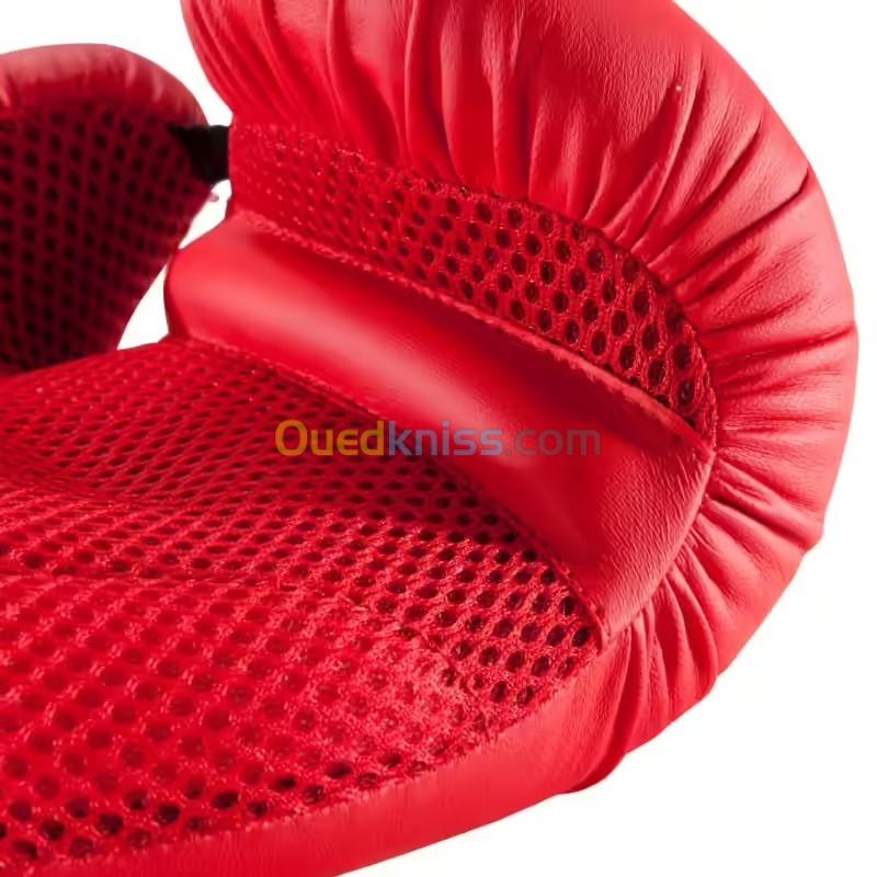 Gants De Boxe 100 Rouges (Enfants) 4oz OUTSHOCK (DECATHLON)