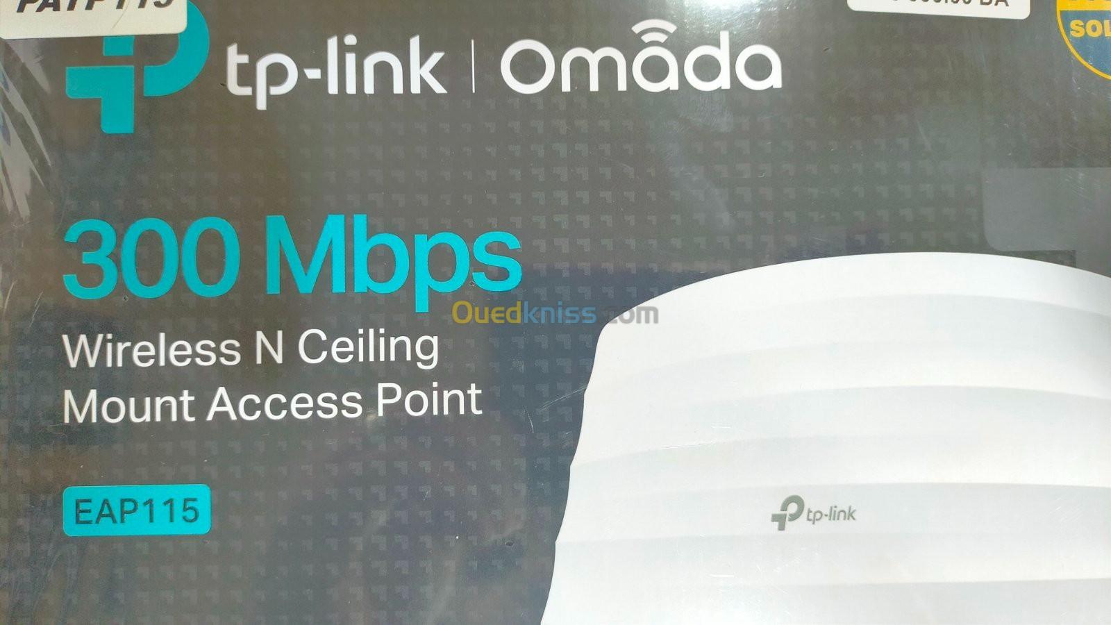 Point d'Acces TP-Link WiFi EAP-115 300Mbps PoE Plafonnier