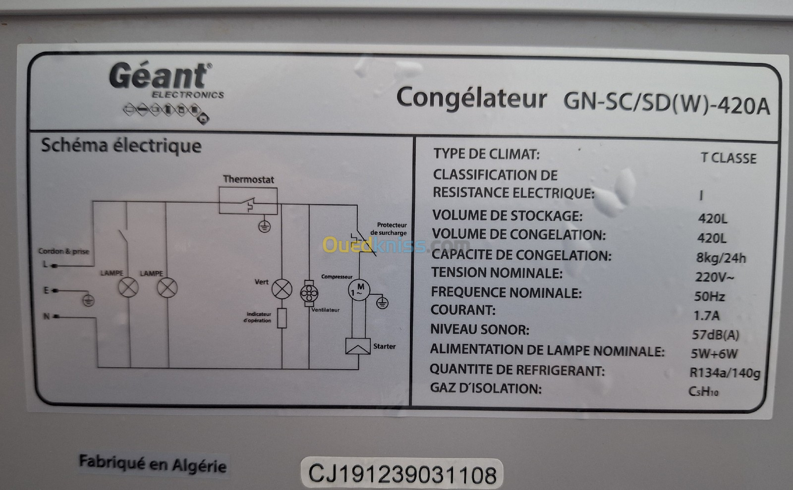 Congelateur Geant 