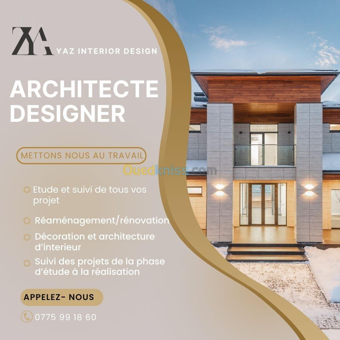 Architecte/architecte d'intérieur/Décoration