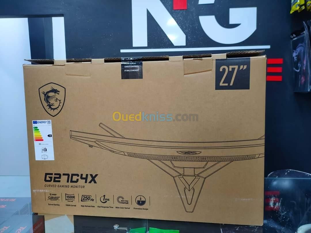 ECRAN MSI G27C4X - 250HTZ - 1MS - 1500 CURVED