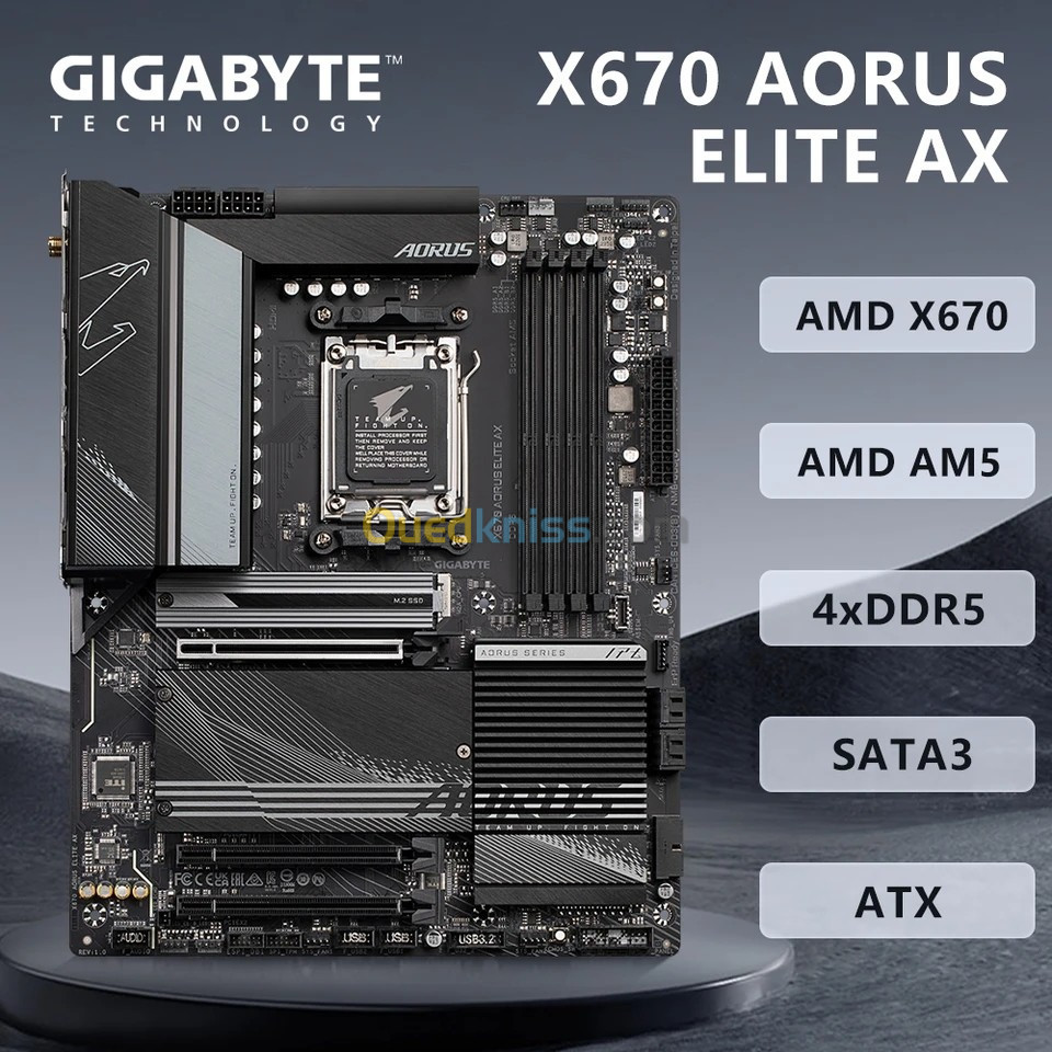 X670 gigabyte aorus elite ax ( Atx)