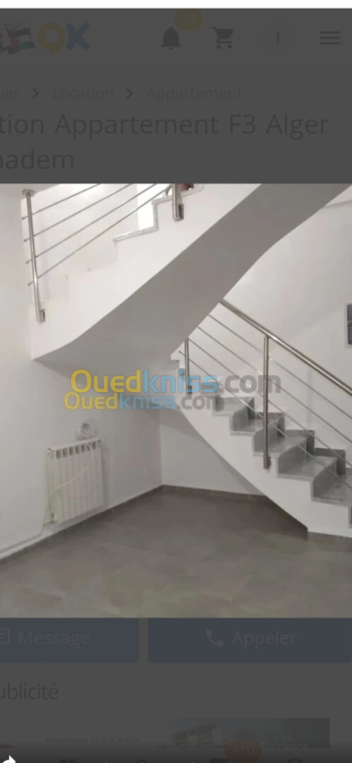 Vente Appartement F4 Alger Ouled fayet