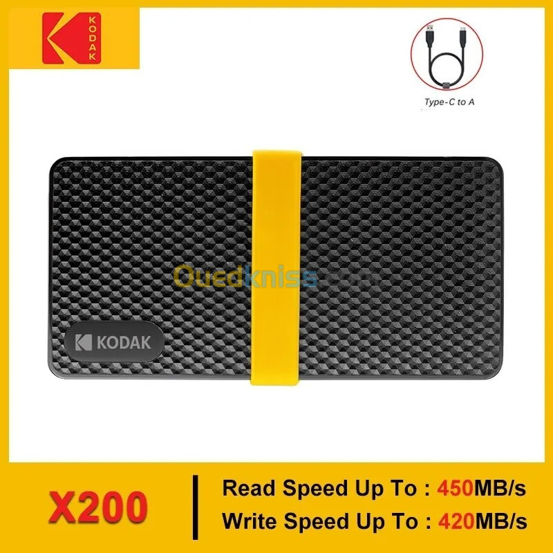 Kodak SSD 256GB disque dur externe 