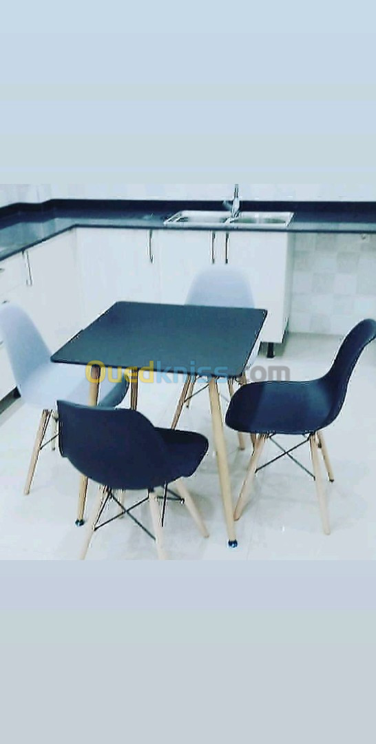 ❤️Solde table SCANDINAVE avec  chaise prix imbattable 📣