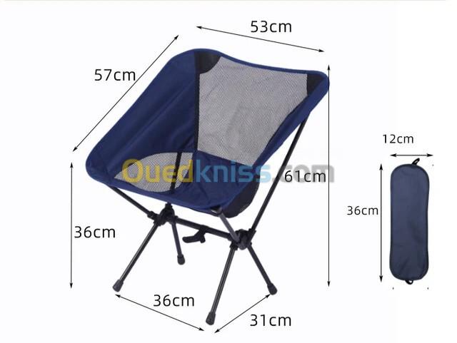 Chaise camping pliable 