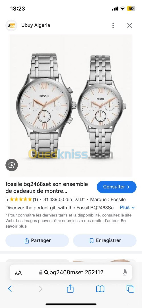 Montre original Fossil