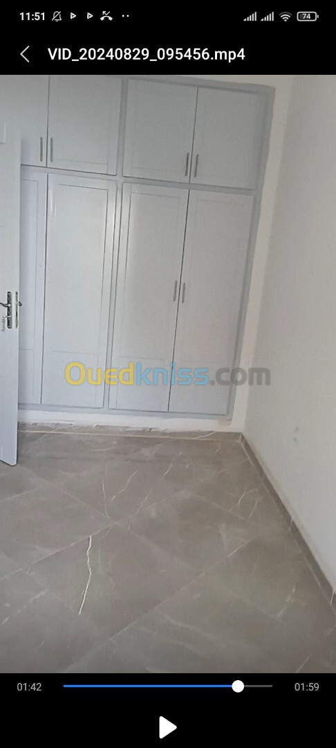 Vente Appartement F3 Blida Boufarik