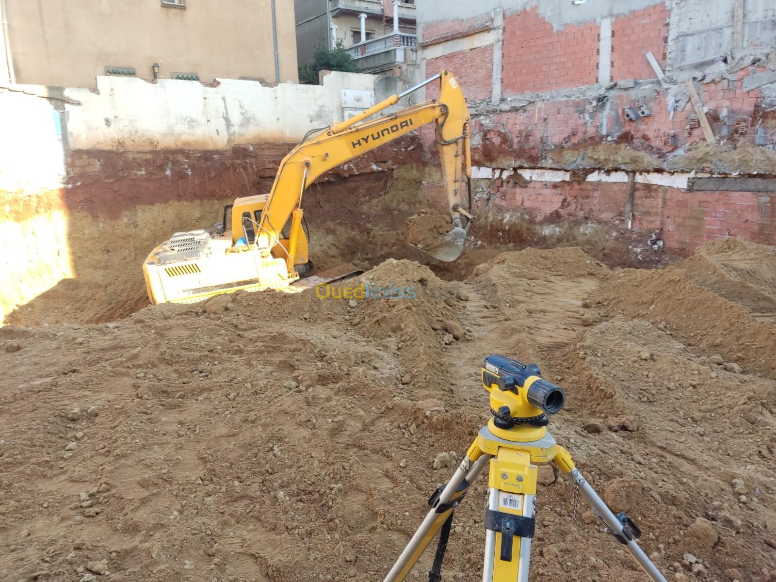 Terrassement et demolition et construction 