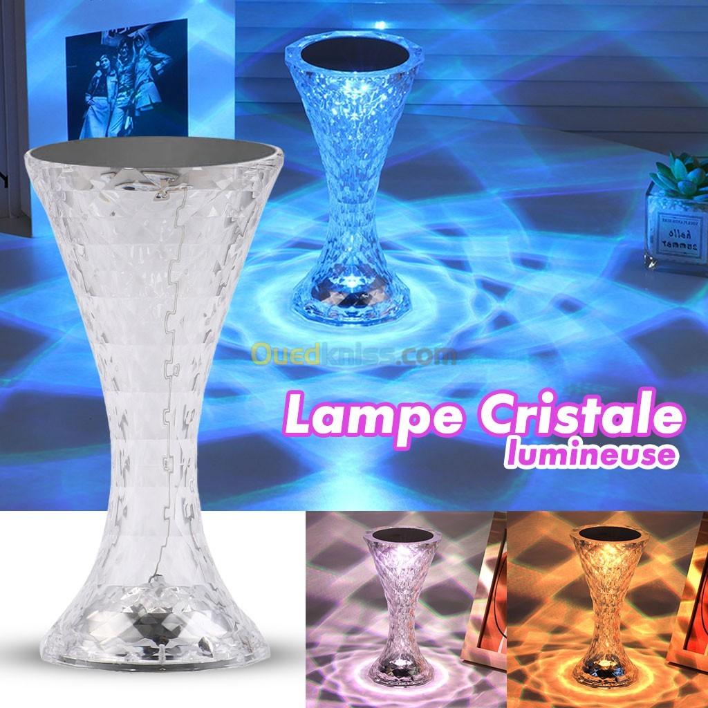 Lampe de table en cristal sans fil Tactile Rgb pour chambre V2