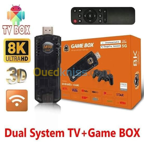 GAME BOX Android Tv 8k 