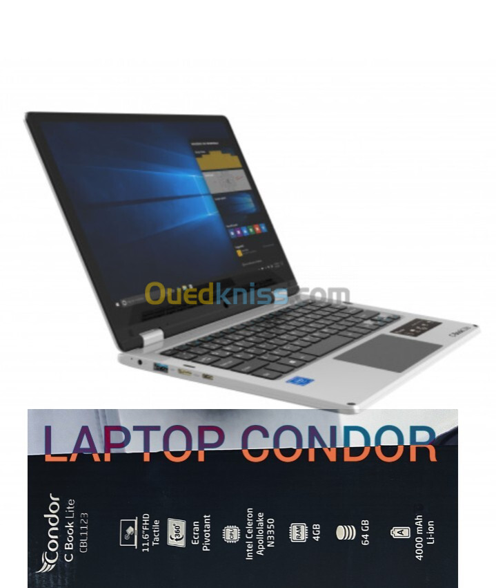 Ordinateur portable CONDOR laptop C BOOK lite CBL1123