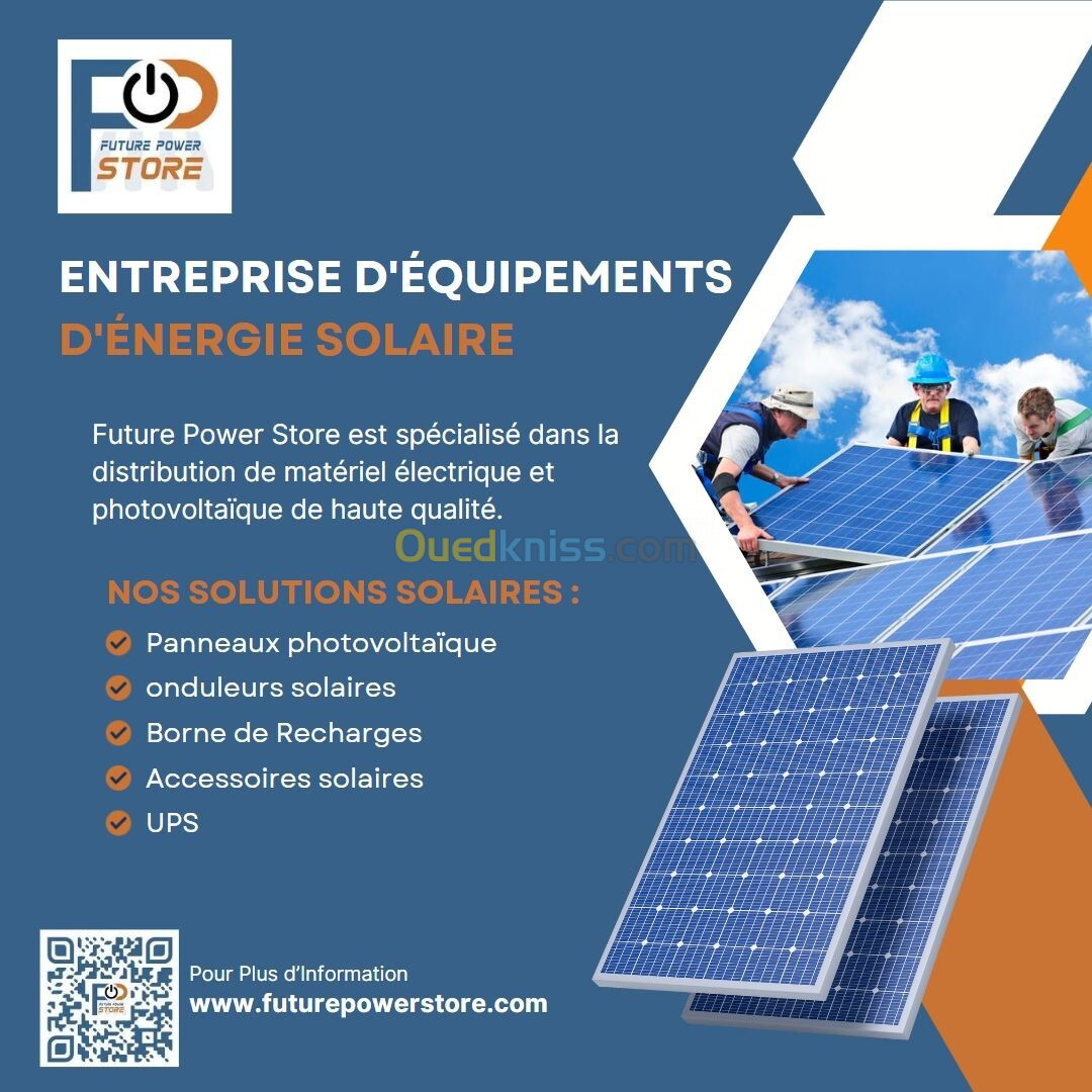 Distributeur de matériel électrique et photovoltaïque