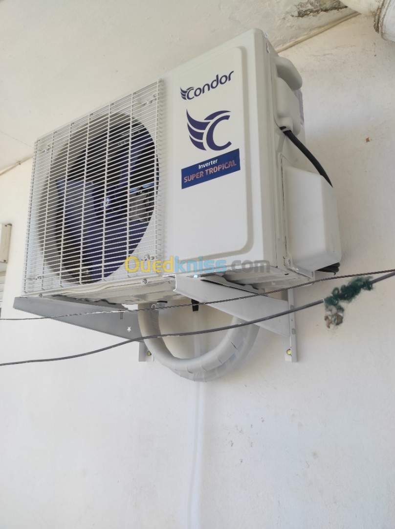 Installation climatiseur demontage charge de gaz maintenance general