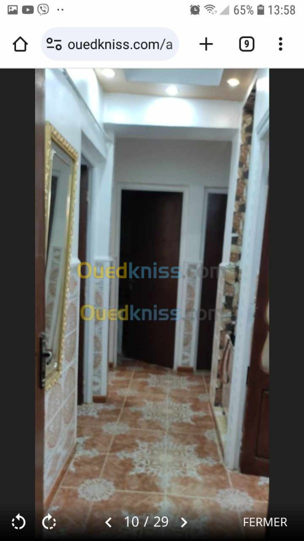 Vente Appartement F3 El taref Bouteldja