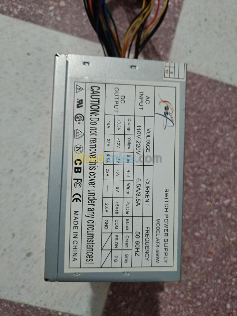 Power supply scop 550W