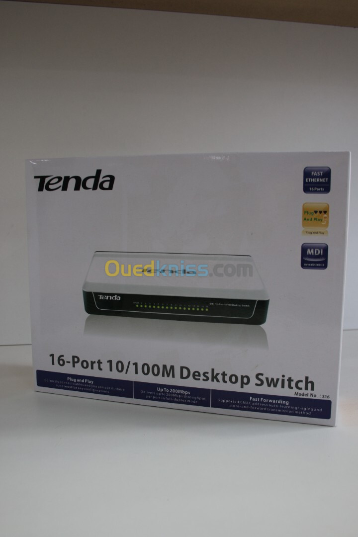 TENDA DESKTOP SWITCH 16 PORT 