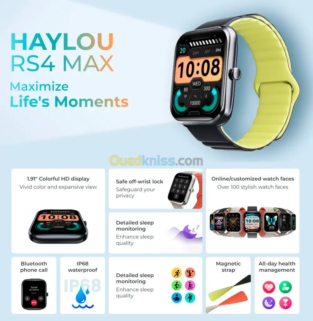 HAYLOU RS4 MAX SMART WATCH 