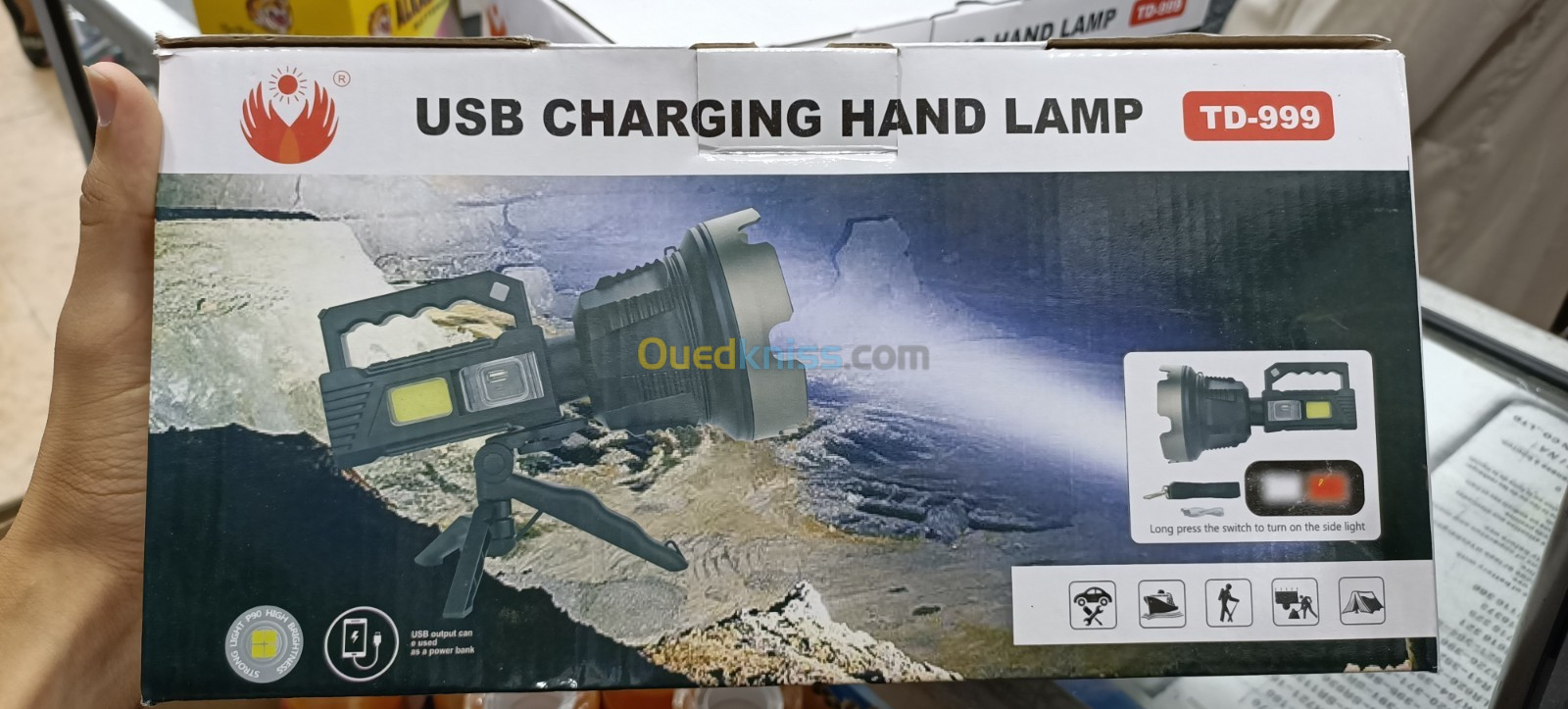 Torche LED USB Charging Hand Lamp Rf: TD-999