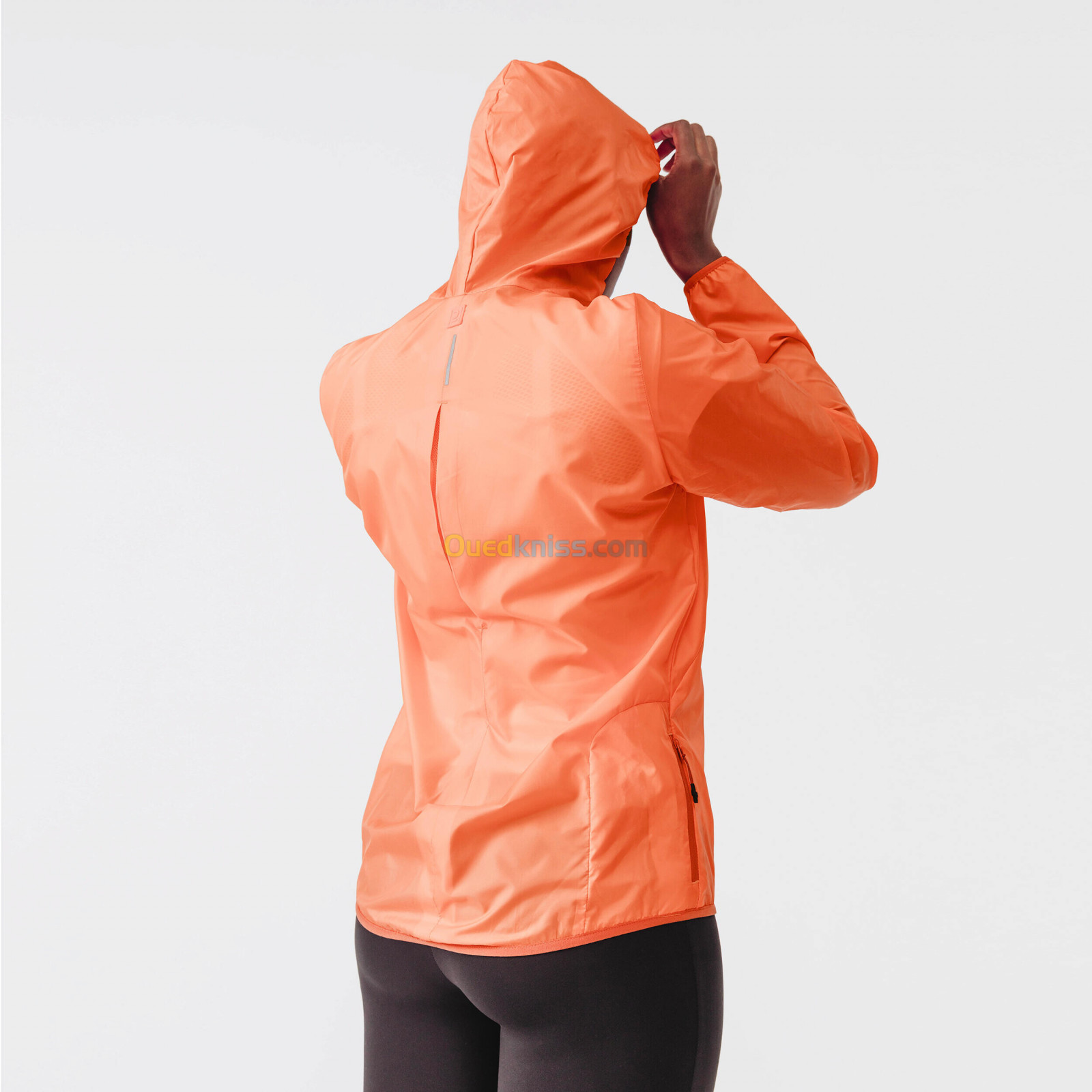 KALENJI Veste running coupe vent femme - Wind corail