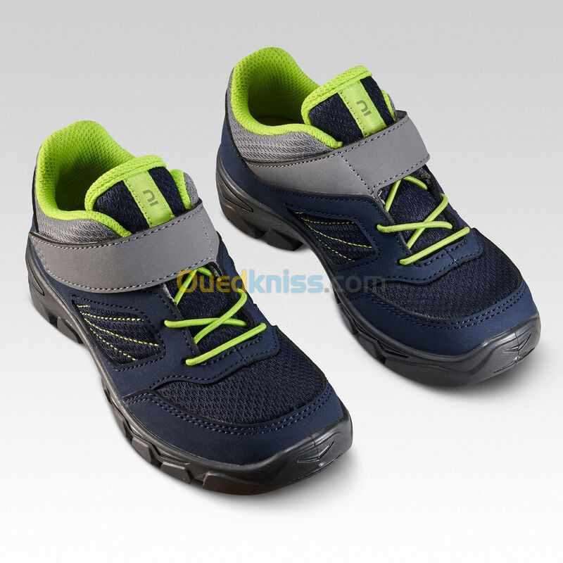 QUECHUA Chaussures de randonnée enfant avec scratch MH100 bleu du 24 AU 34