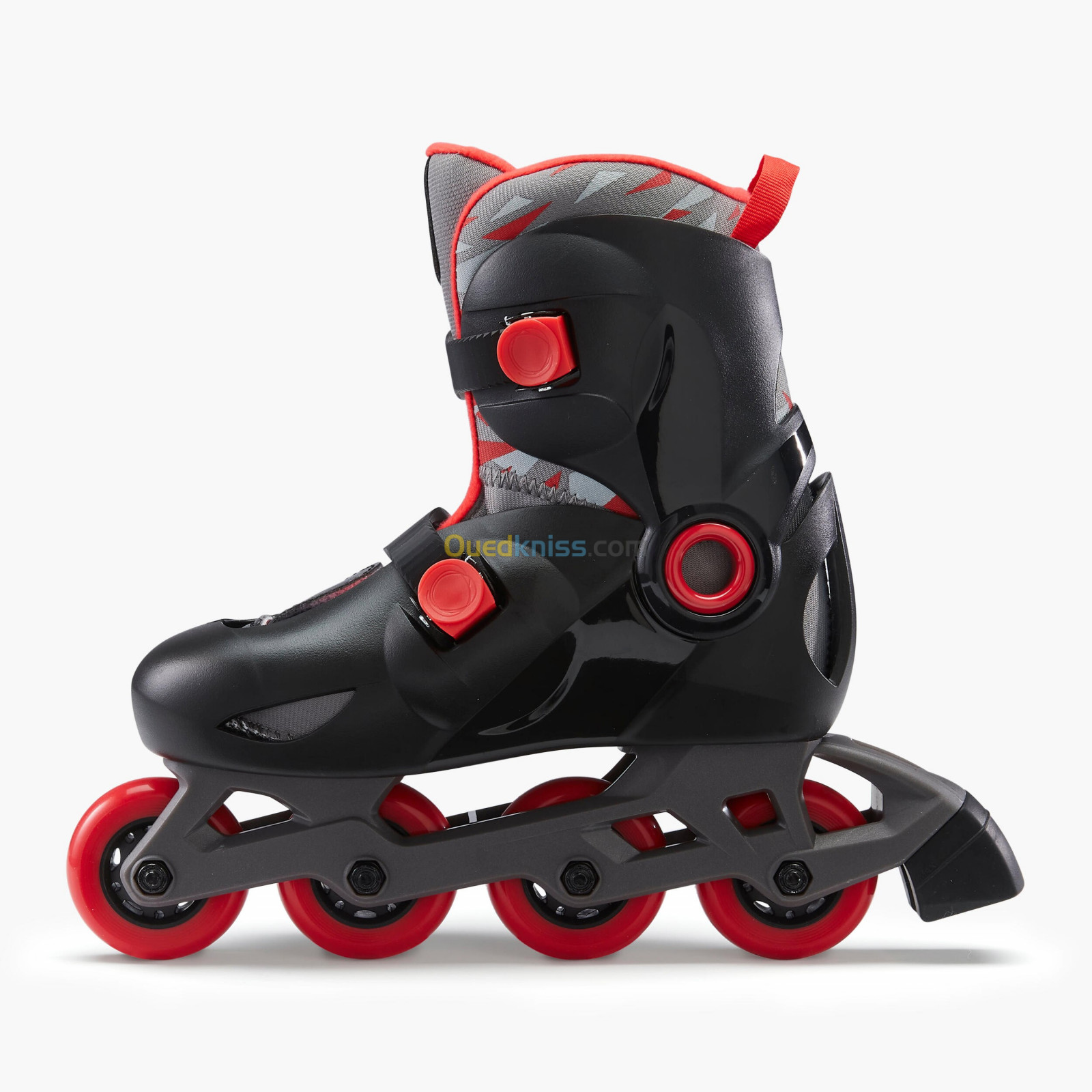 OXELO roller enfant PLAY5 rouge noir