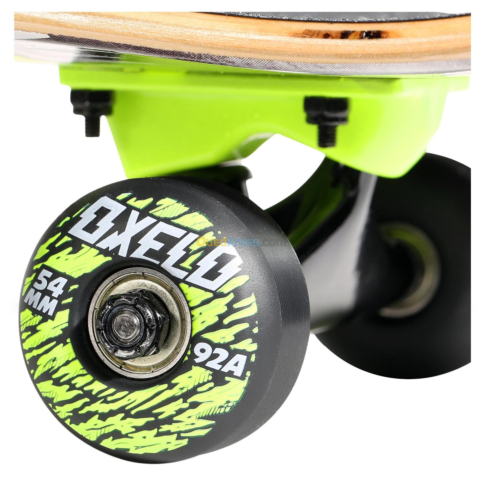 OXELO SKATE ENFANT MID500 WOLF VERT 8 A 12 ANS