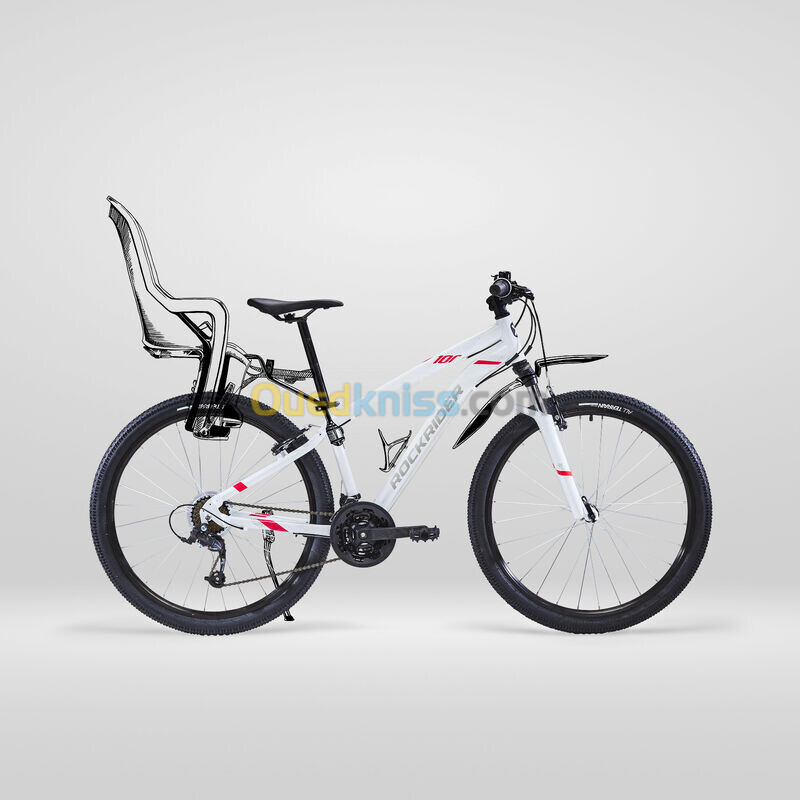 ROCKRIDER VÉLO VTT ST 100 FEMME BLANC ROSE 27,5"