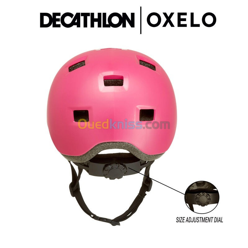 OXELO Casque enfant roller skateboard trottinette B100 rose