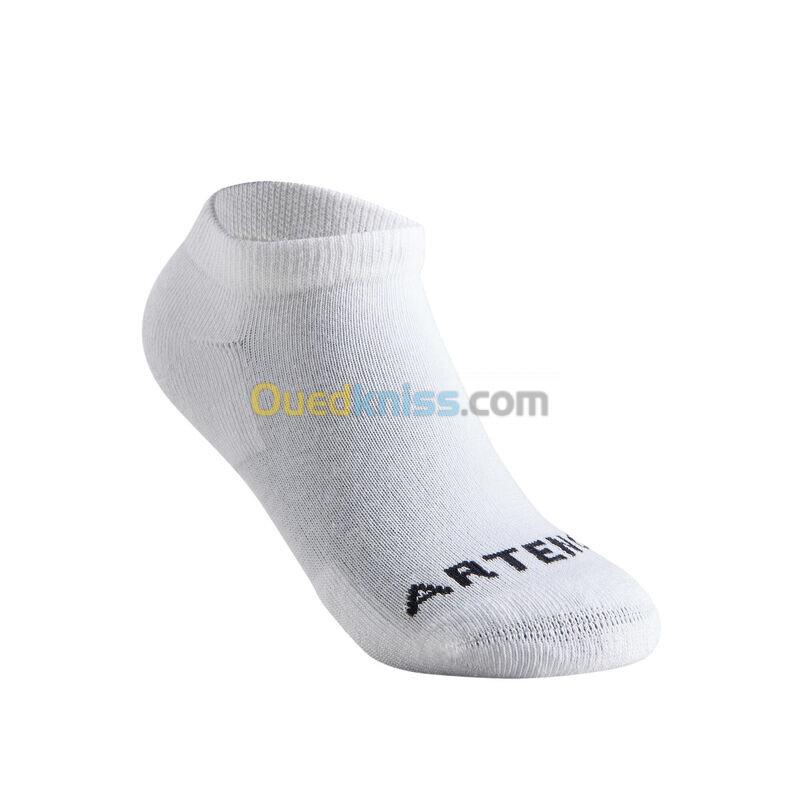 ARTENGO CHAUSSETTES SPORTS DE RAQUETTES BASSES ENFANT ARTENGO  RS 100 BLANC LOT DE 3