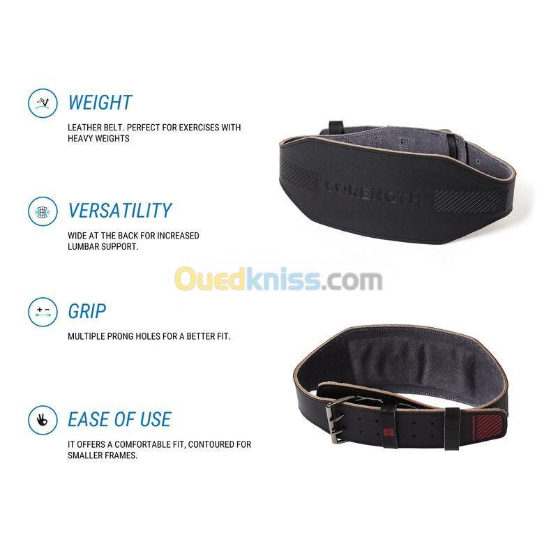 CORENGTH Ceinture lombaire de musculation en cuir noire Alger