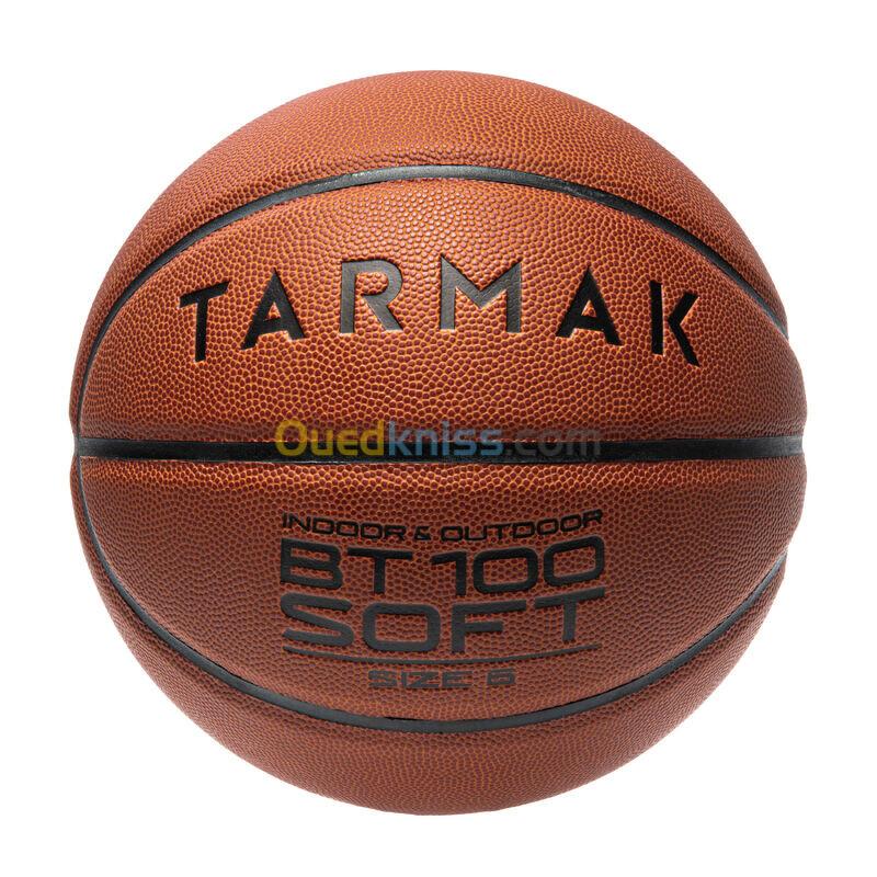 TARMAK Ballon de basket enfant BT100 T6 orange fille, garçon, femme à partir de 11 ans.