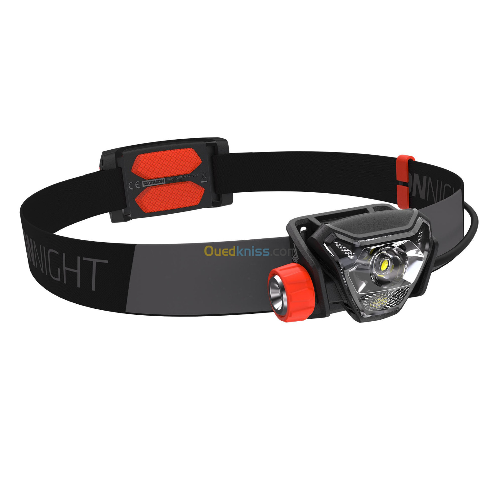 KALENJI LAMPE FRONTALE DE TRAIL RUNNING ONNIGHT 710 NOIR ET ORANGE 300 LUMENS