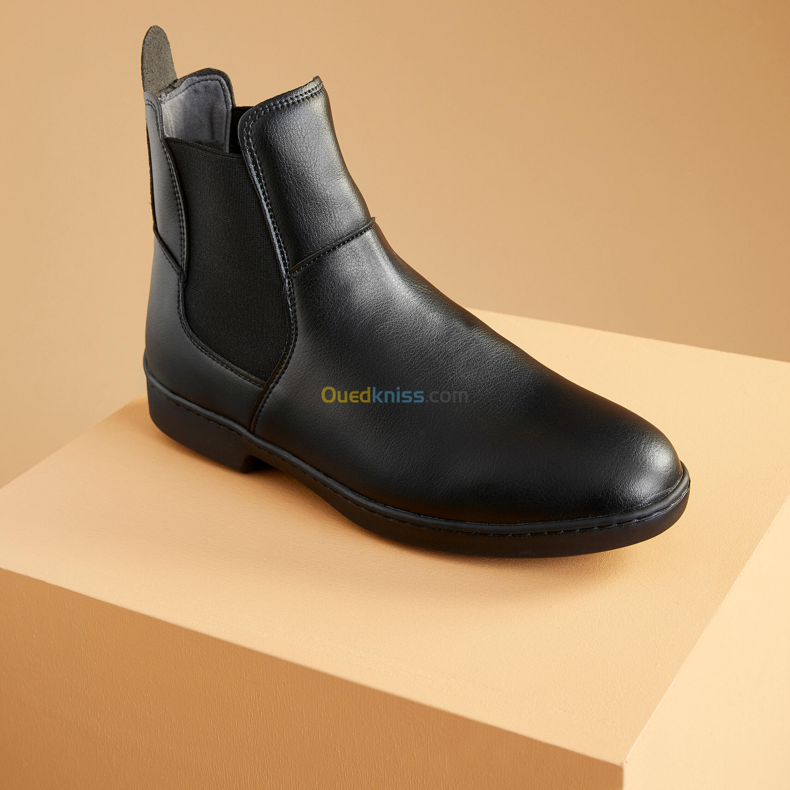 FOUGANZA Boots équitation adulte 500 noir