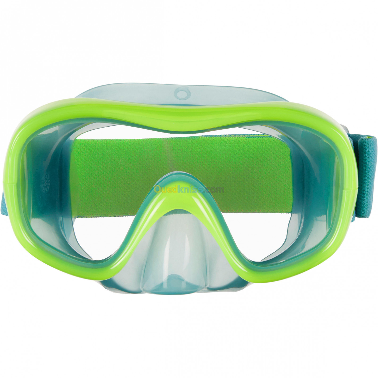 SUBEA Kit plongée Masque et Tuba Snorkeling 100 Valve enfant vert fluo