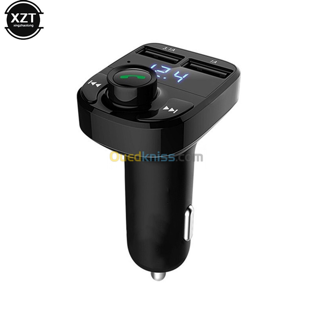 Car X8 Wireless Bluetooth FM Transmitter Kit USB Fast Charger Adapter Mp3 Player