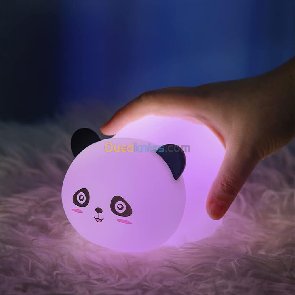 Lampe Tactile en Silicone Rechargeable USB - Veilleuse Enfant Panda