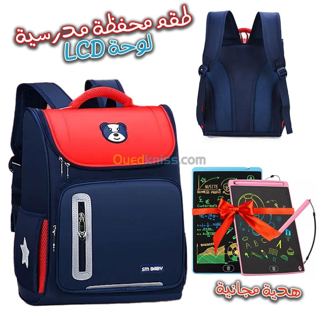 Sac à Dos orthopédique décole primaire et Tablet LCD pour Enfants Cadeau  Rouge