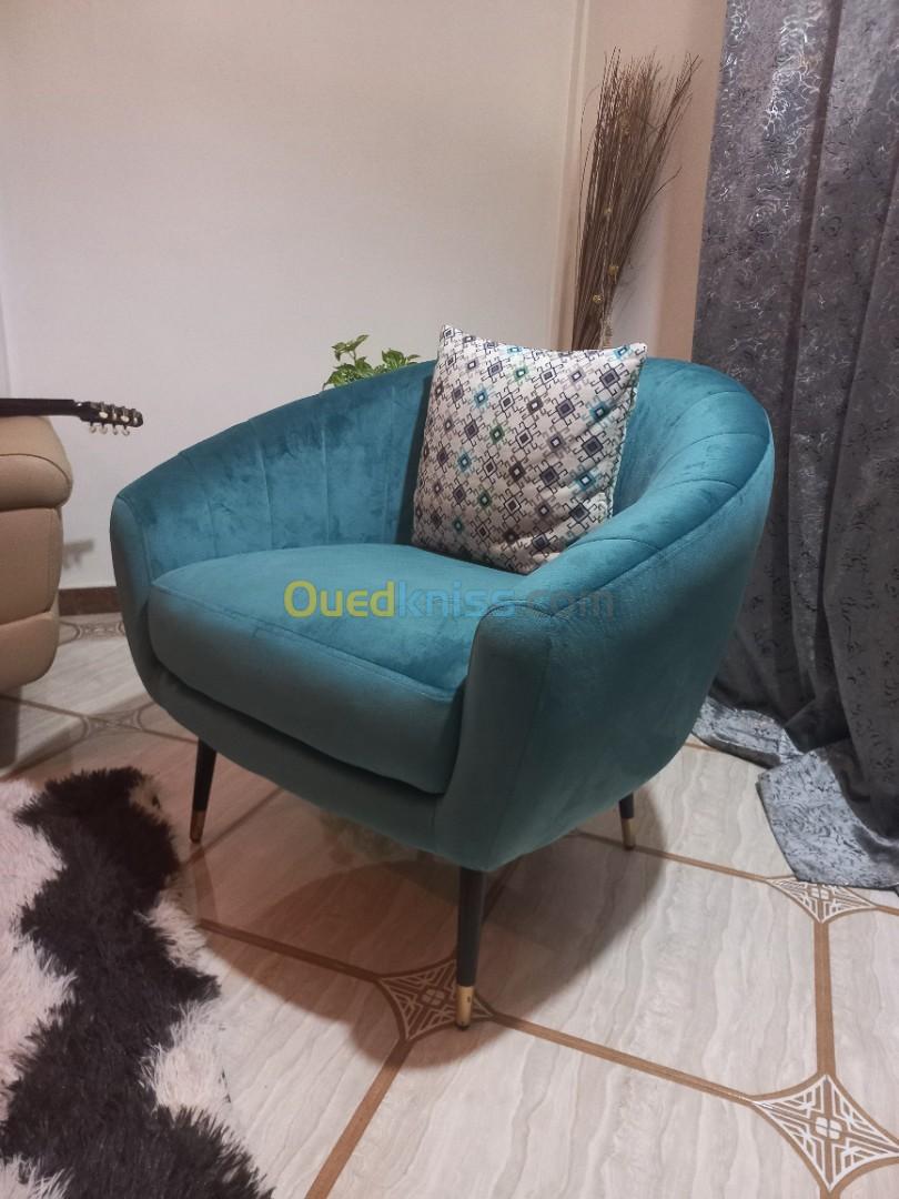 Fauteuil bleu 