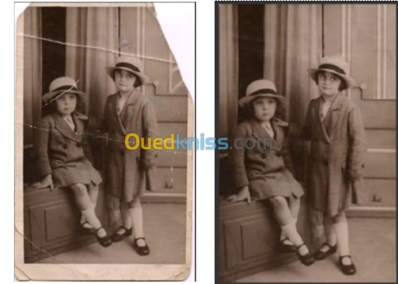 Retouche et restauration des photos 