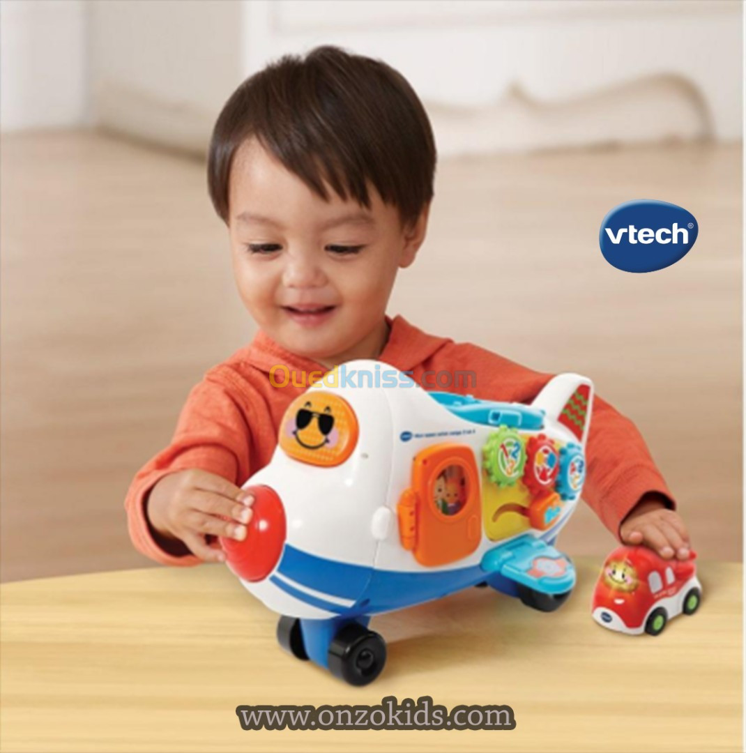 Tut Tut Bolides -Jouet avion cargo 2 en 1 - Vtech