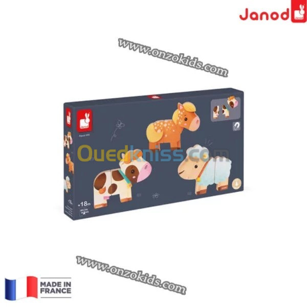 jeux éducatif Funny Magnet  Ferme (bois)