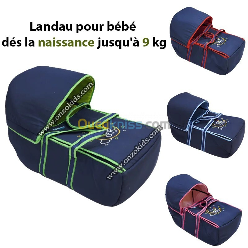 Landau pour bébé dés la naissance jusqu'à 9 kg