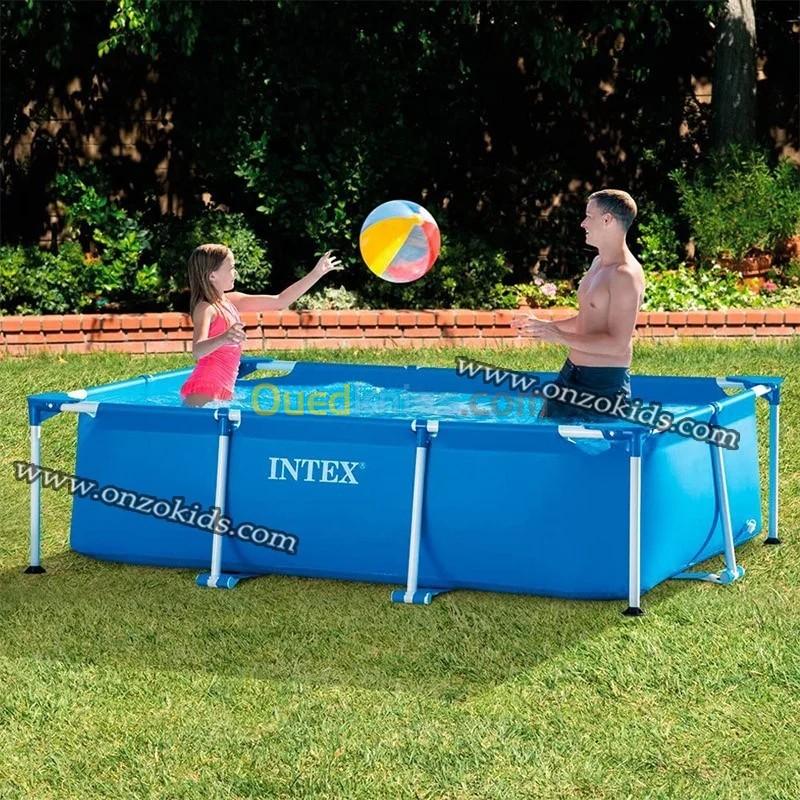 Piscine Metal Frame Junior rectangulaire 220 x 150 x 60 cm -Intex