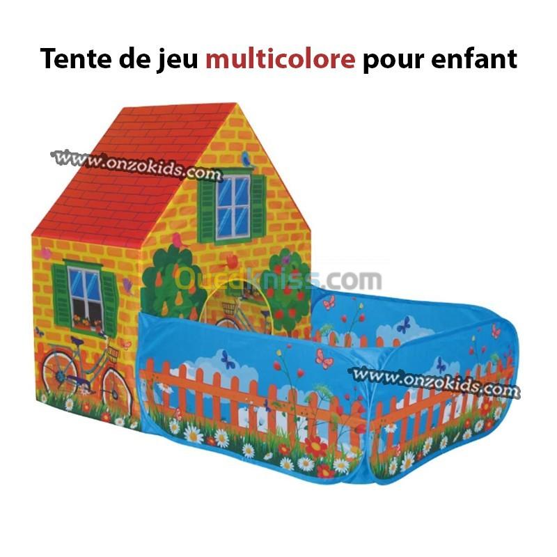 Tente de jeu multicolore pour enfant