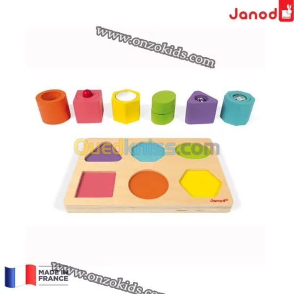 jouet éducatif Puzzle 6 cubes sensoriels