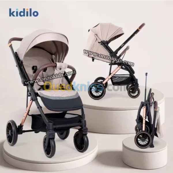 Poussette compacte réversible pour bébé | Kidilo