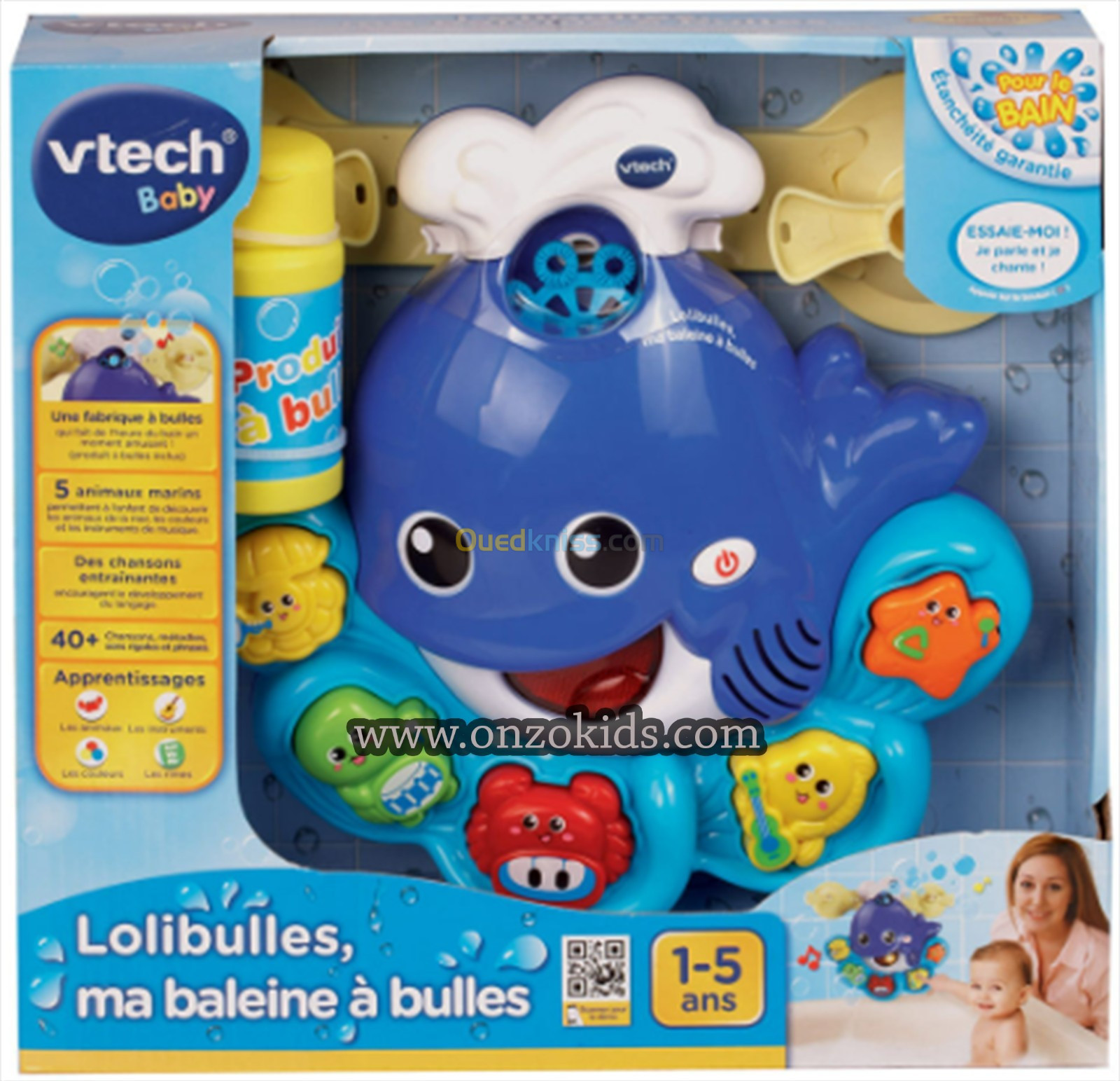 Lolibulles, ma baleine à bulles - jouet musical -Vtech