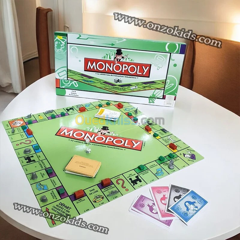 Jeu de société familial Deuxiéme choix Monopoly